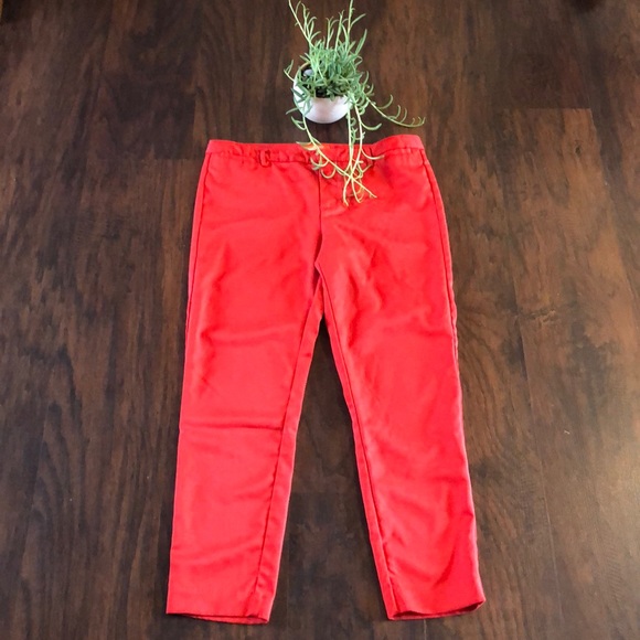 Joe Fresh Slacks in Tomato Red - Picture 3 of 5